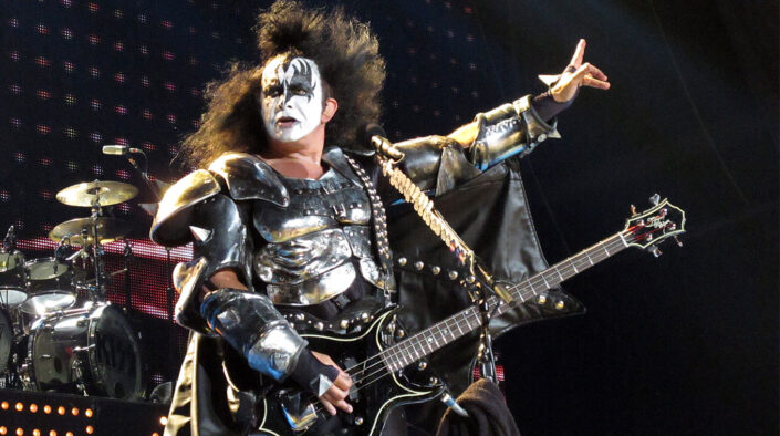 Gene Simmons KISS concert photo