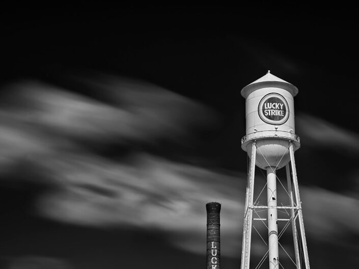 Water tower in Durham, NC